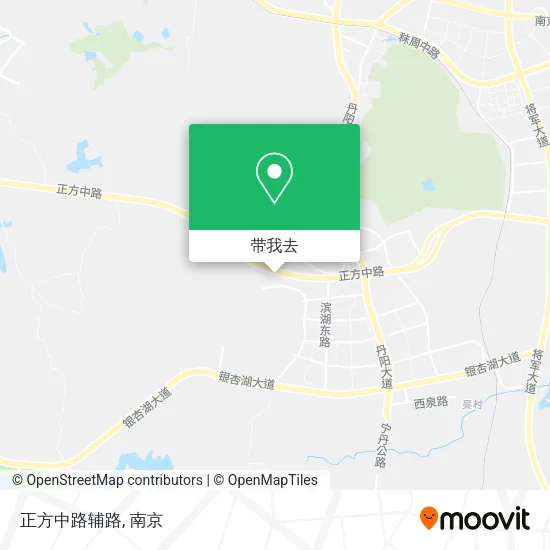 正方中路辅路地图