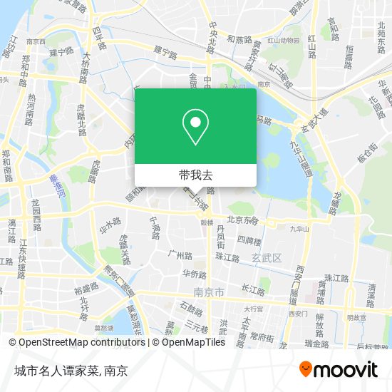 城市名人谭家菜地图