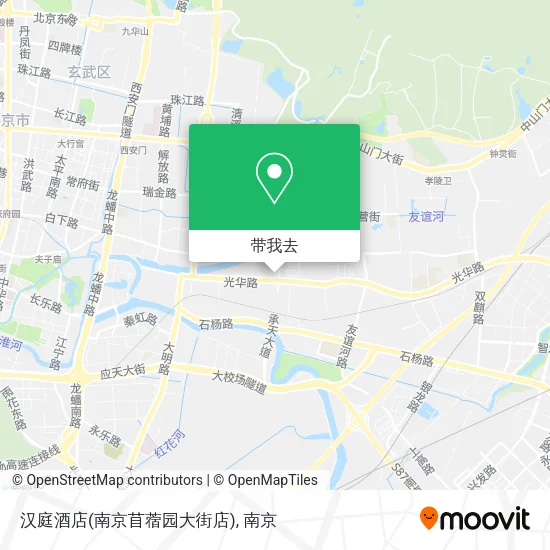 汉庭酒店(南京苜蓿园大街店)地图