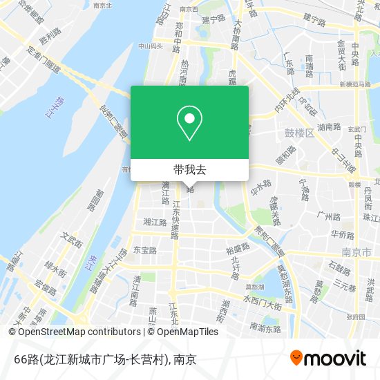 66路(龙江新城市广场-长营村)地图