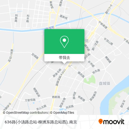 636路(小汤路总站-柳洲东路总站西)地图