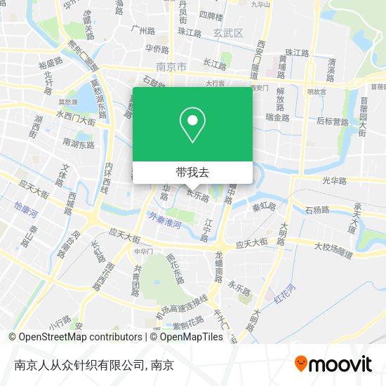南京人从众针织有限公司地图