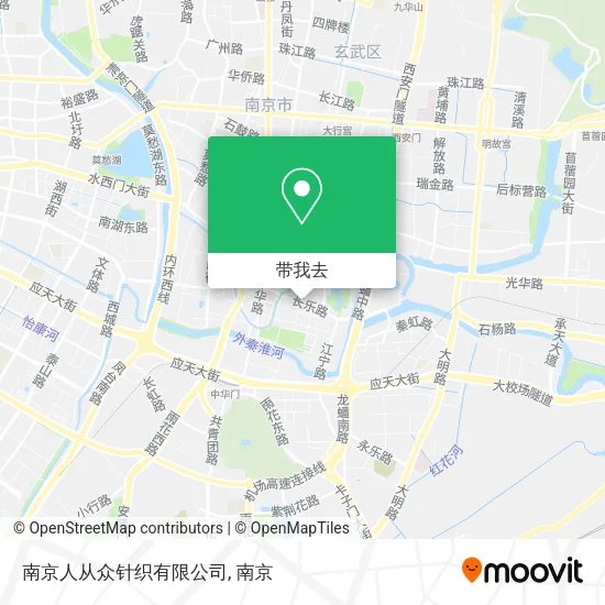 南京人从众针织有限公司地图