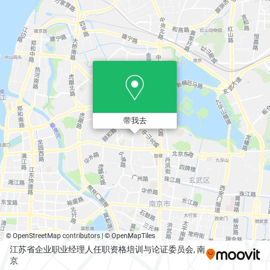 江苏省企业职业经理人任职资格培训与论证委员会地图