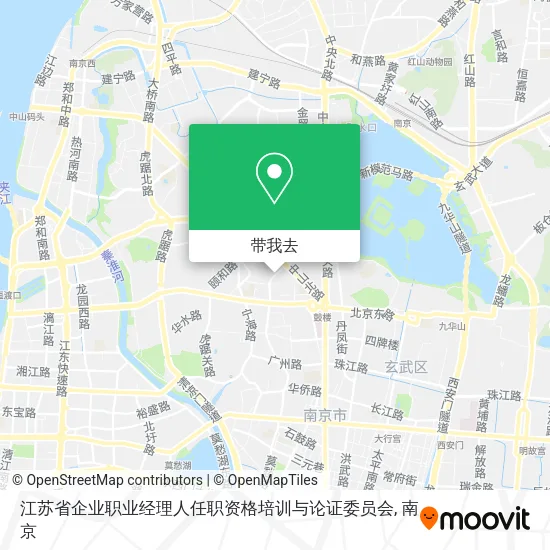 江苏省企业职业经理人任职资格培训与论证委员会地图