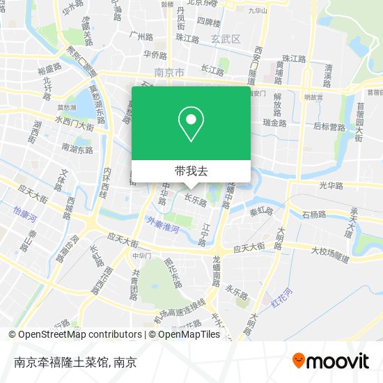南京牵禧隆土菜馆地图