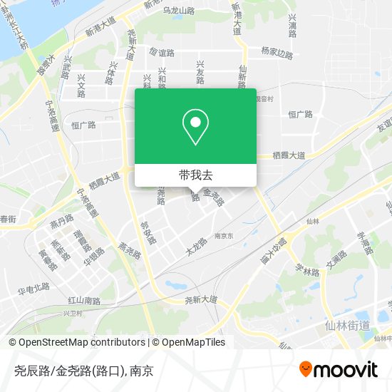 尧辰路/金尧路(路口)地图