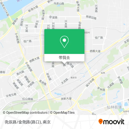 尧辰路/金尧路(路口)地图