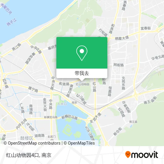 红山动物园4口地图