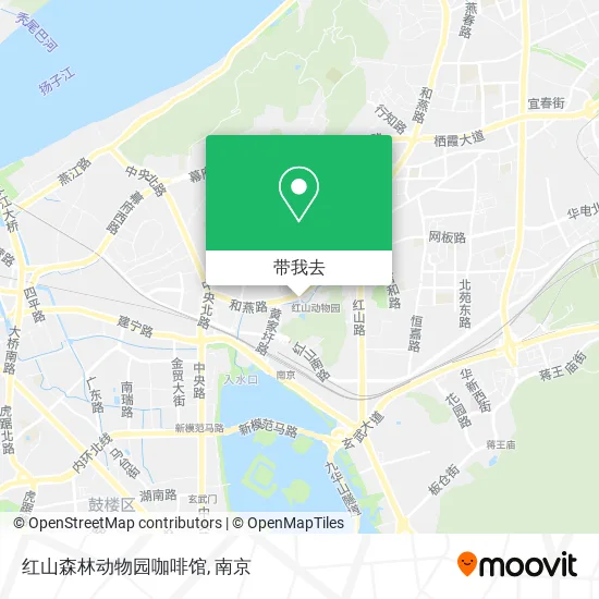 红山森林动物园咖啡馆地图