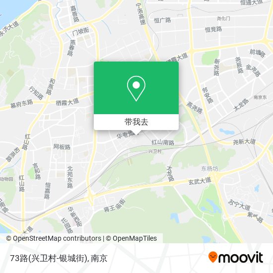 73路(兴卫村-银城街)地图