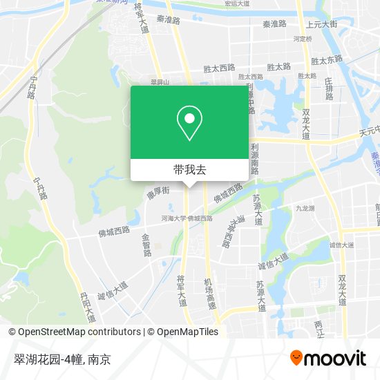 翠湖花园-4幢地图