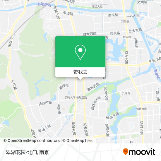 翠湖花园-北门地图