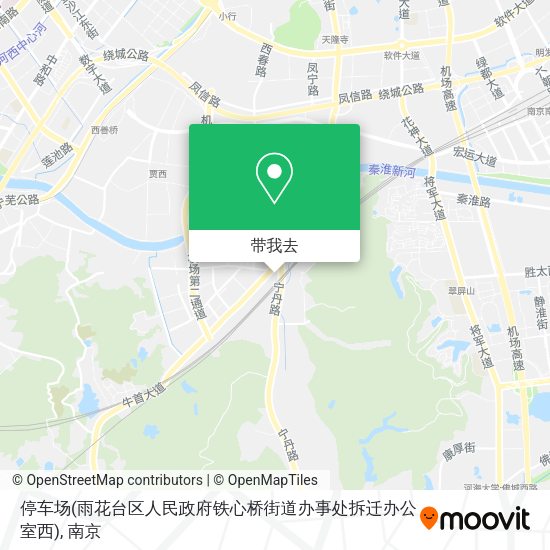 停车场(雨花台区人民政府铁心桥街道办事处拆迁办公室西)地图
