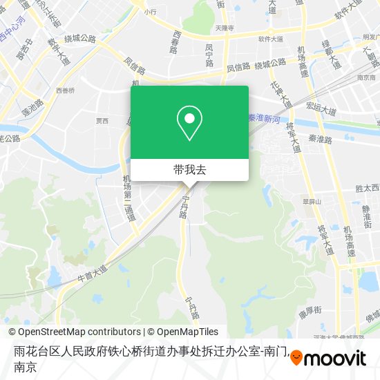 雨花台区人民政府铁心桥街道办事处拆迁办公室-南门地图