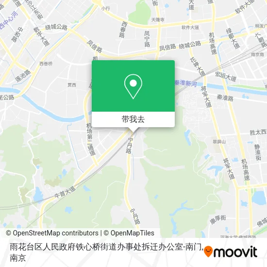 雨花台区人民政府铁心桥街道办事处拆迁办公室-南门地图
