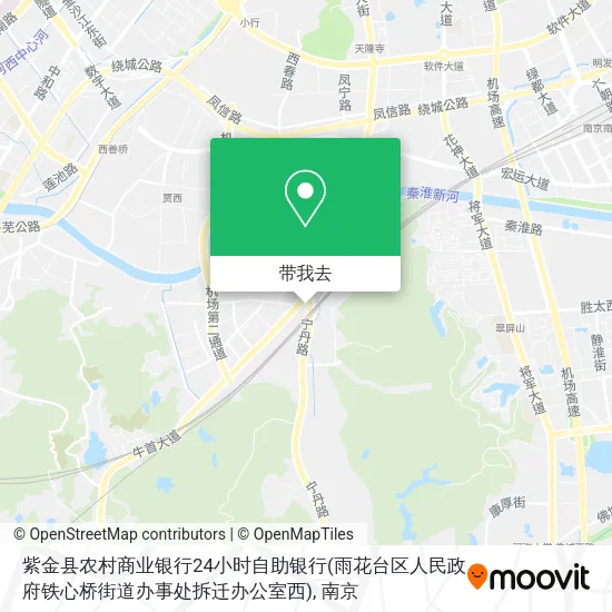 紫金县农村商业银行24小时自助银行(雨花台区人民政府铁心桥街道办事处拆迁办公室西)地图