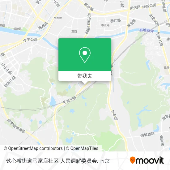 铁心桥街道马家店社区-人民调解委员会地图