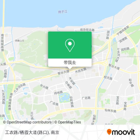 工农路/栖霞大道(路口)地图