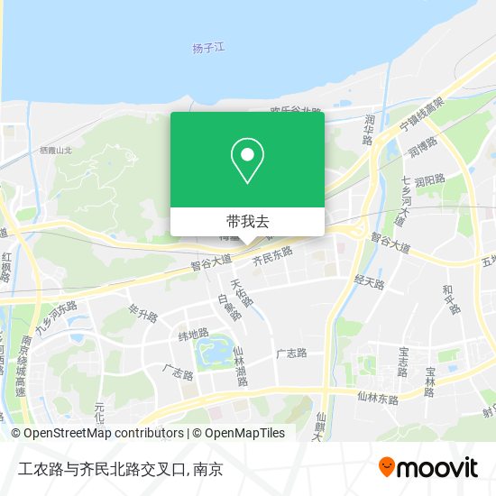 工农路与齐民北路交叉口地图