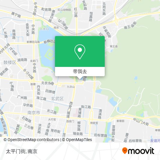 太平门街地图