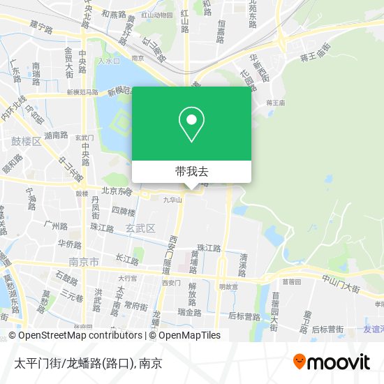 太平门街/龙蟠路(路口)地图