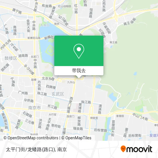 太平门街/龙蟠路(路口)地图