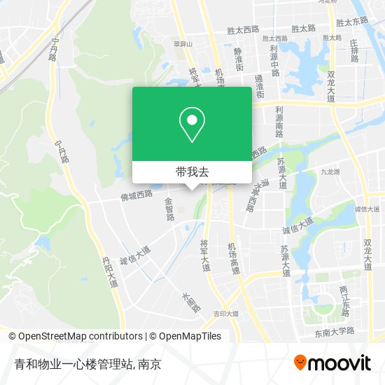 青和物业一心楼管理站地图