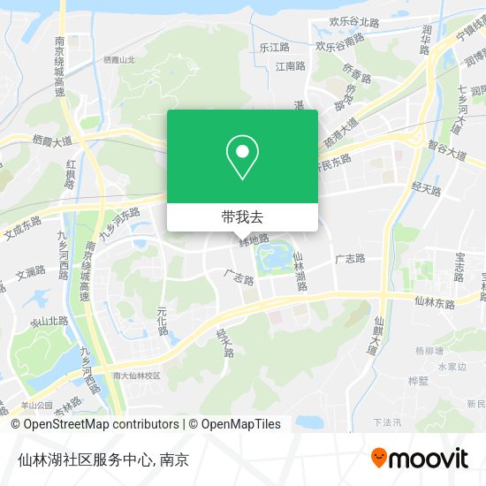仙林湖社区服务中心地图