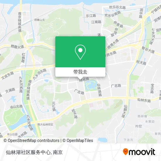 仙林湖社区服务中心地图