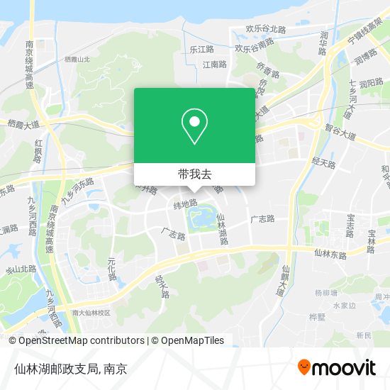 仙林湖邮政支局地图