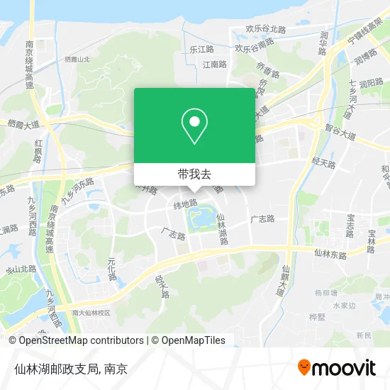仙林湖邮政支局地图
