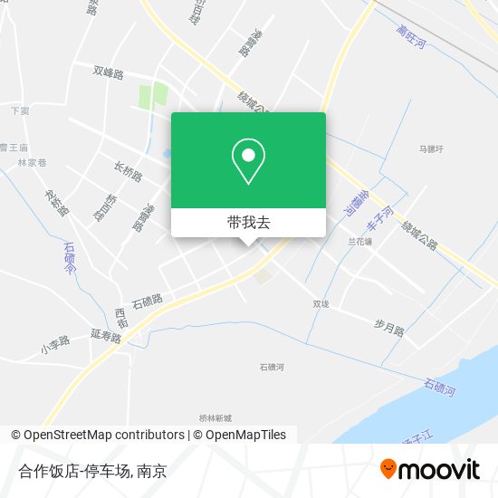 合作饭店-停车场地图