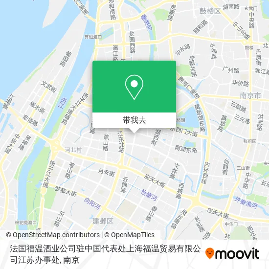 法国福温酒业公司驻中国代表处上海福温贸易有限公司江苏办事处地图