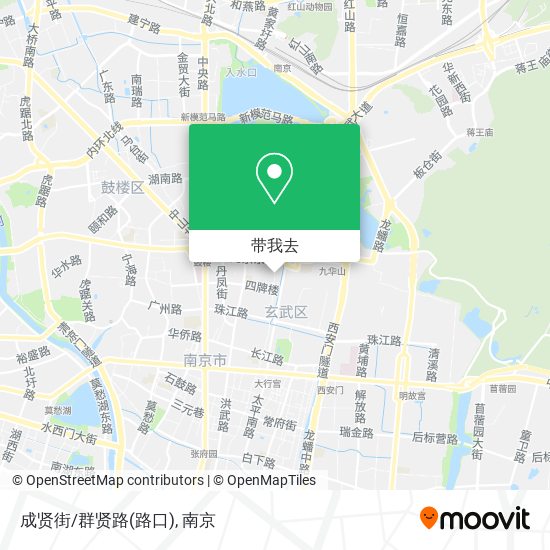 成贤街/群贤路(路口)地图