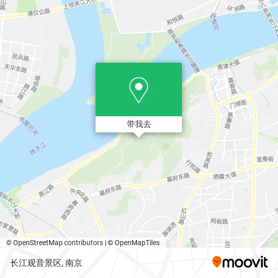 长江观音景区地图