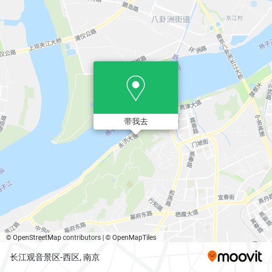 长江观音景区-西区地图
