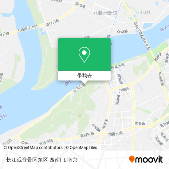 长江观音景区东区-西南门地图