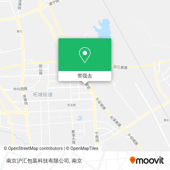 南京沪汇包装科技有限公司地图