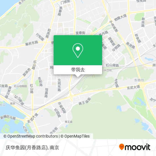 庆华鱼园(月香路店)地图