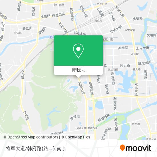 将军大道/韩府路(路口)地图