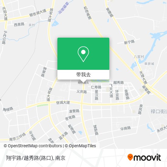 翔宇路/越秀路(路口)地图