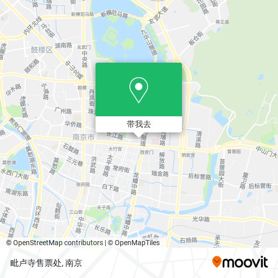 毗卢寺售票处地图