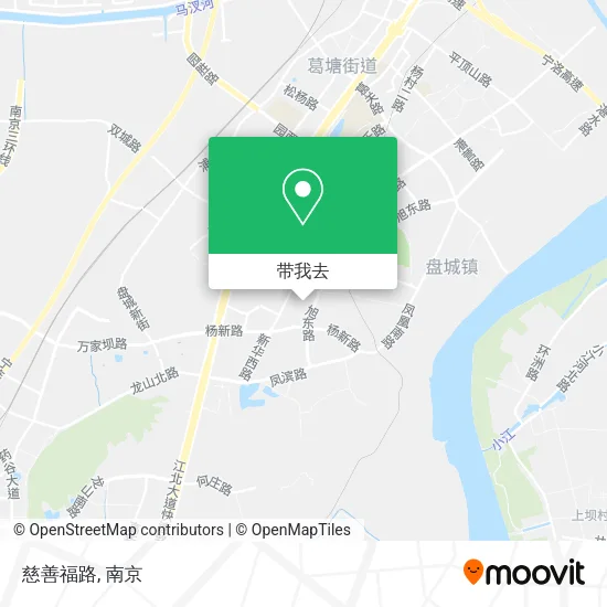 慈善福路地图