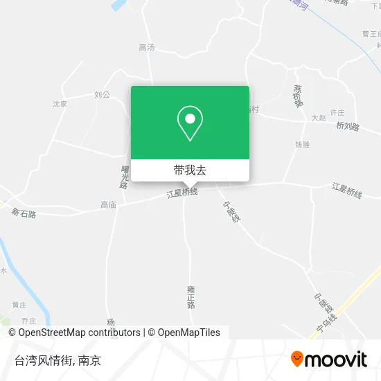 台湾风情街地图