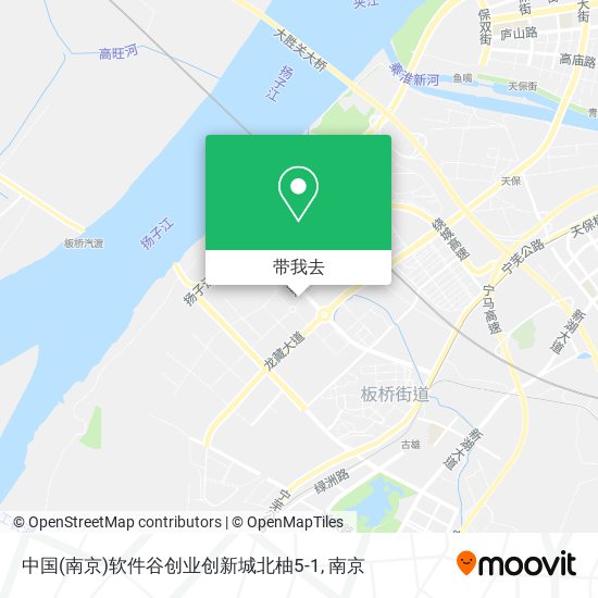 中国(南京)软件谷创业创新城北柚5-1地图