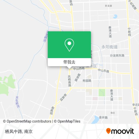 栖凤中路地图