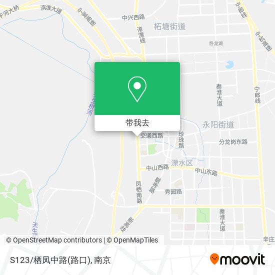 S123/栖凤中路(路口)地图