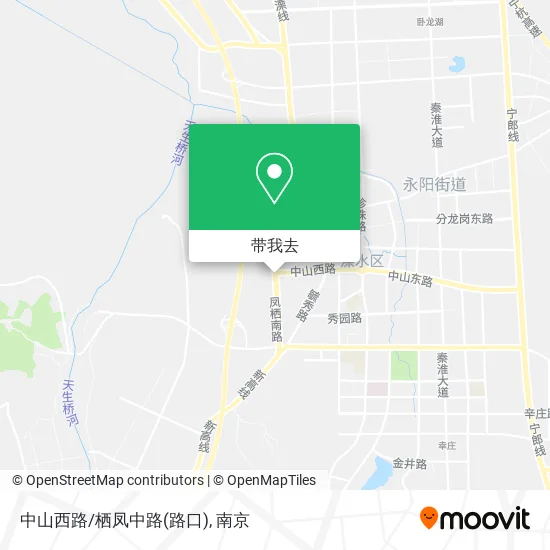 中山西路/栖凤中路(路口)地图