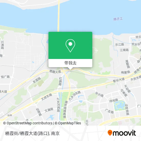 栖霞街/栖霞大道(路口)地图